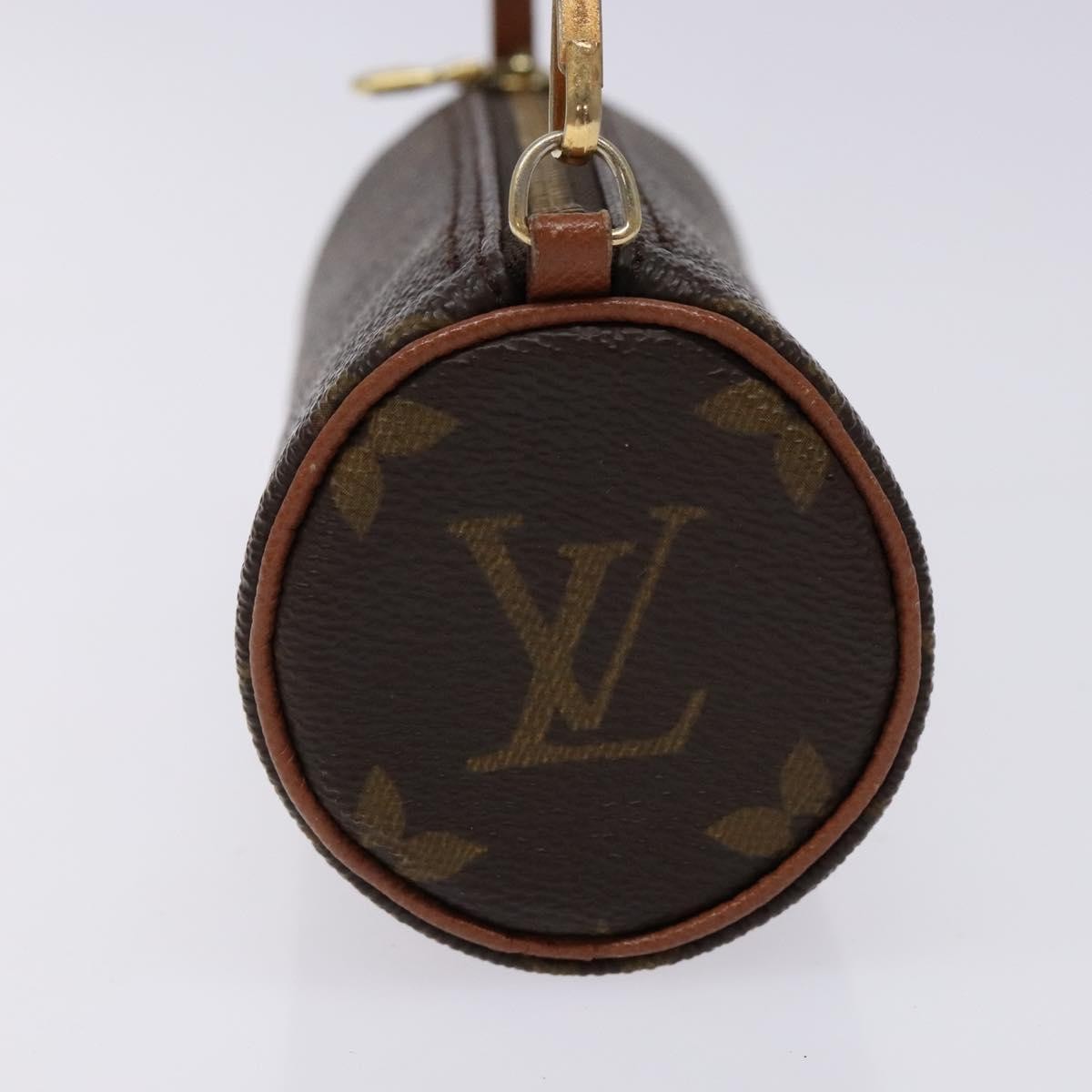 Louis Vuitton Papillon Pochette Monogram Canvas, BROWN, CANVAS, Handbag