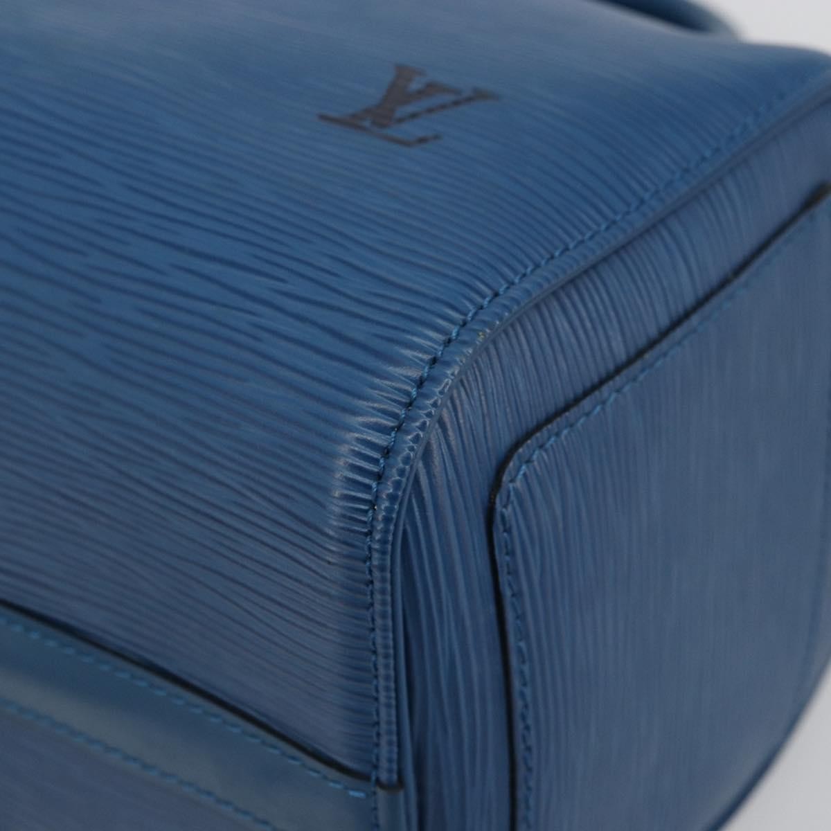 Louis Vuitton Speedy Handbag Epi Leather, Blue, Leather, Handbag
