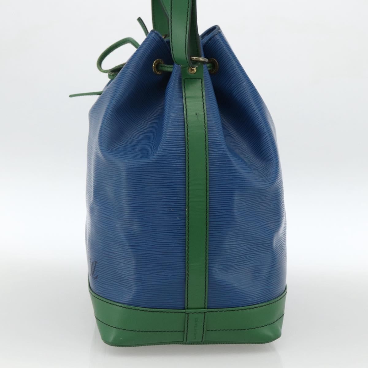 Louis Vuitton Bicolor Noe Handbag Epi Leather, Blue, Leather, Shoulder Bag