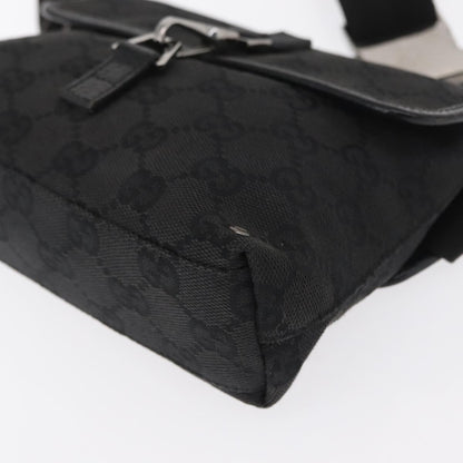 Gucci Vintage Jackie Waist Bag GG Canvas, BLACK, CANVAS, Shoulder bag