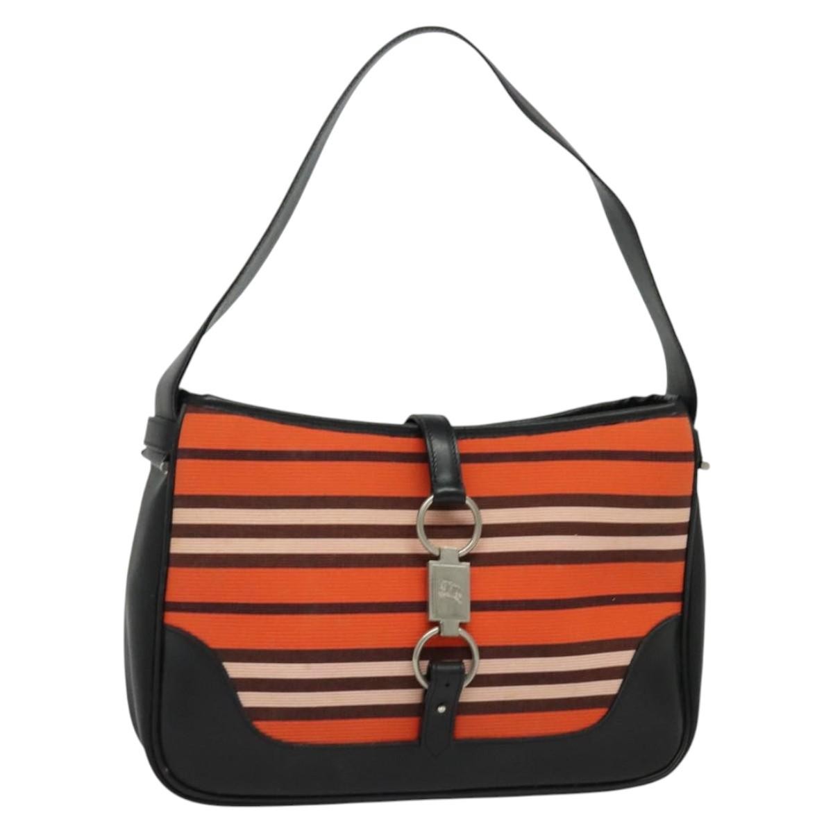 Burberry Blue Label shoulder bag Canvas, ORANGE, CANVAS, Shoulder bag