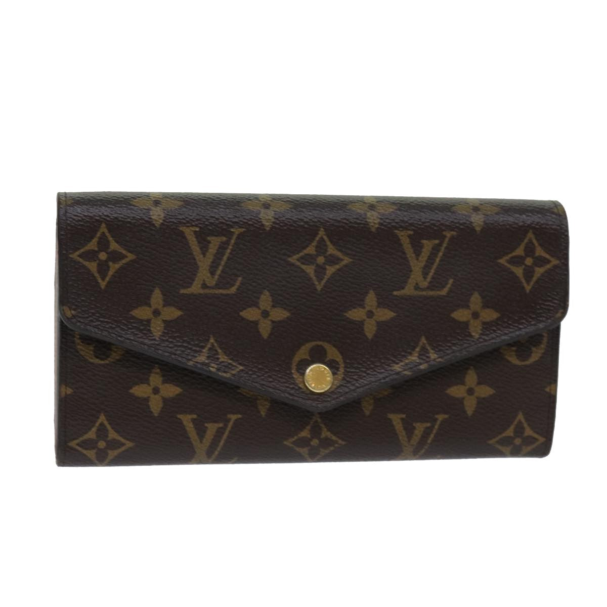 Louis Vuitton Sarah Wallet NM Monogram Canvas, BROWN, CANVAS, Wallets