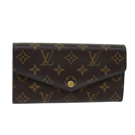 Louis Vuitton Sarah Wallet NM Monogram Canvas, BROWN, CANVAS, Wallets