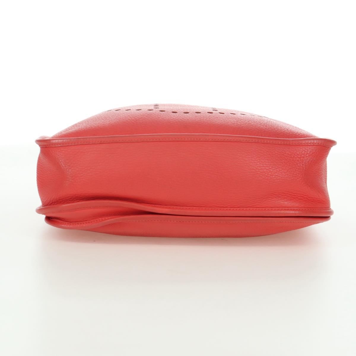 Hermes Evelyne Bag Gen III Clemence, Pink, Leather, Shoulder Bag