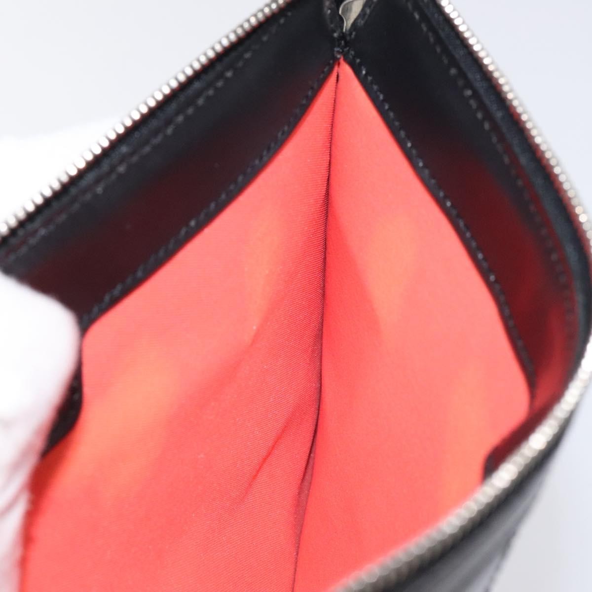 Louis Vuitton Delmonico Pochette Stretch Epi Leather, BLACK, LEATHER, Clutche & pouche