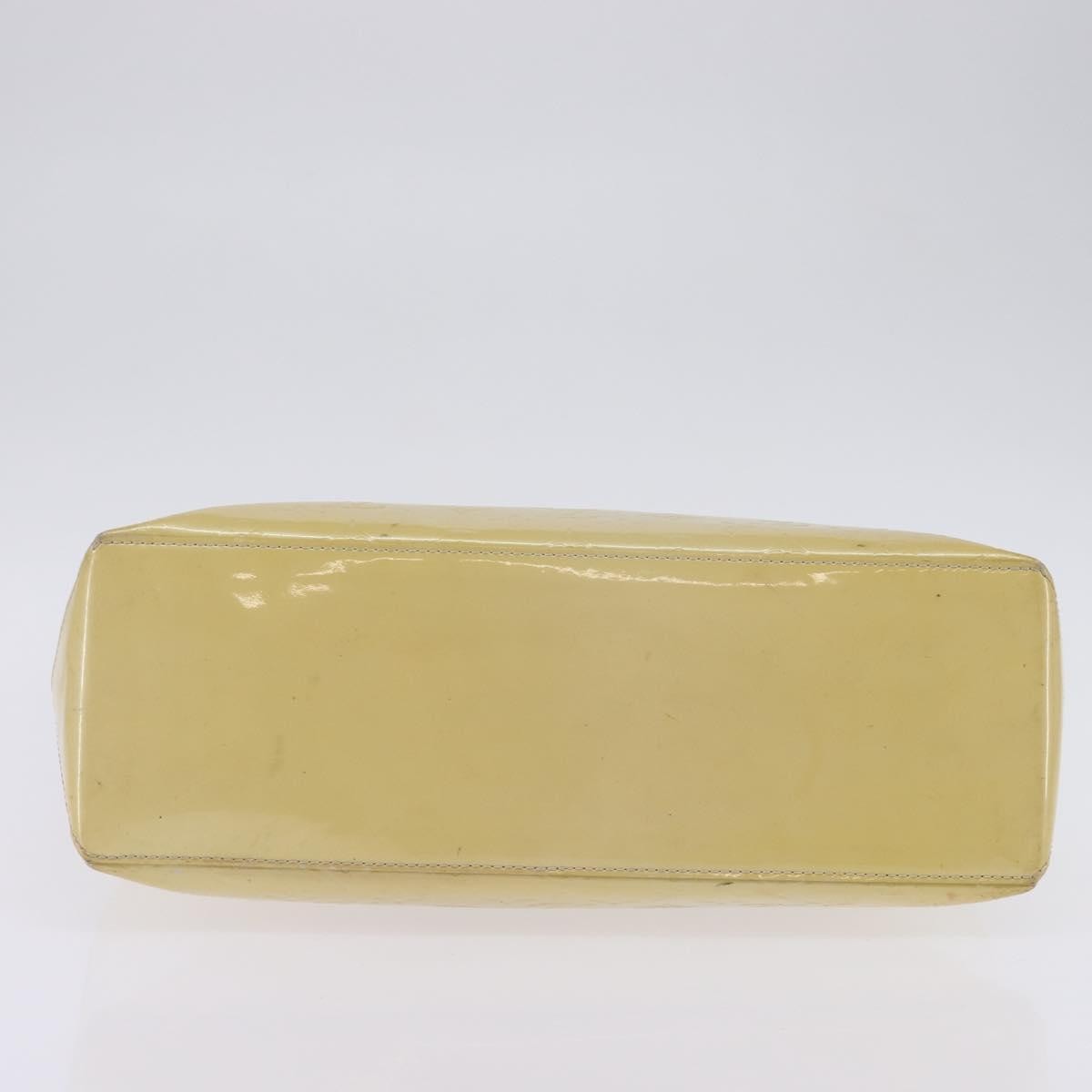 Louis Vuitton Wilshire Handbag Monogram Vernis, BEIGE, PATENT_LEATHER, Handbag