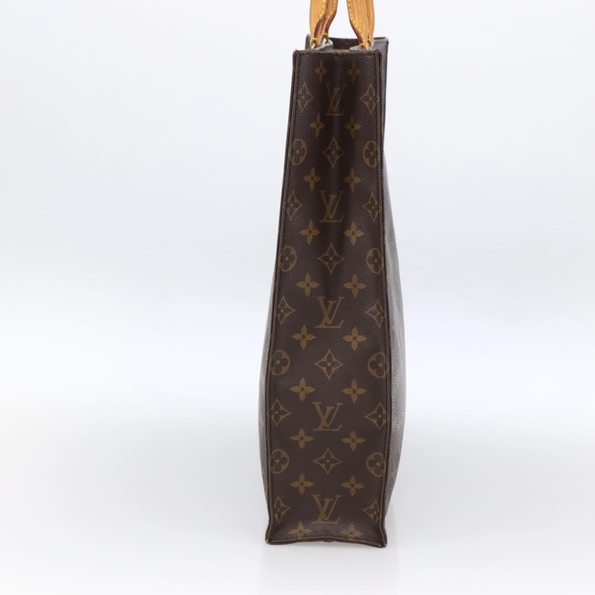 Louis Vuitton Vintage Sac Plat Bag Monogram Canvas, BROWN, CANVAS, Tote bag