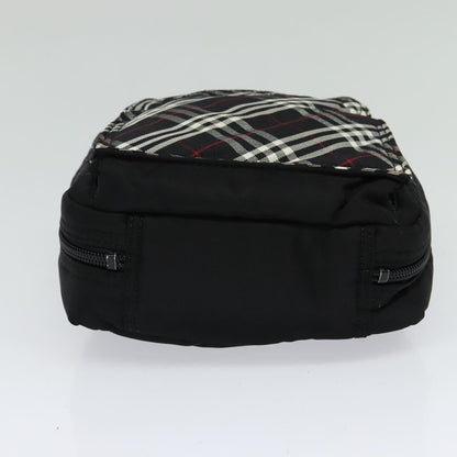 Burberry Nova check Black Label Nylon, Black, Nylon, Shoulder Bag