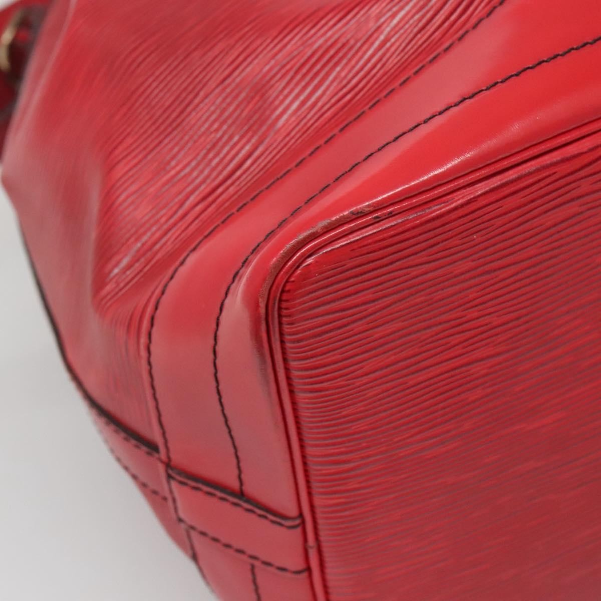 Louis Vuitton Noe Handbag Epi Leather, RED, LEATHER, Handbag