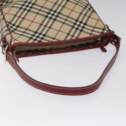 Burberry Shoulder Bag Nova Check Canvas, BEIGE, CANVAS, Shoulder bag