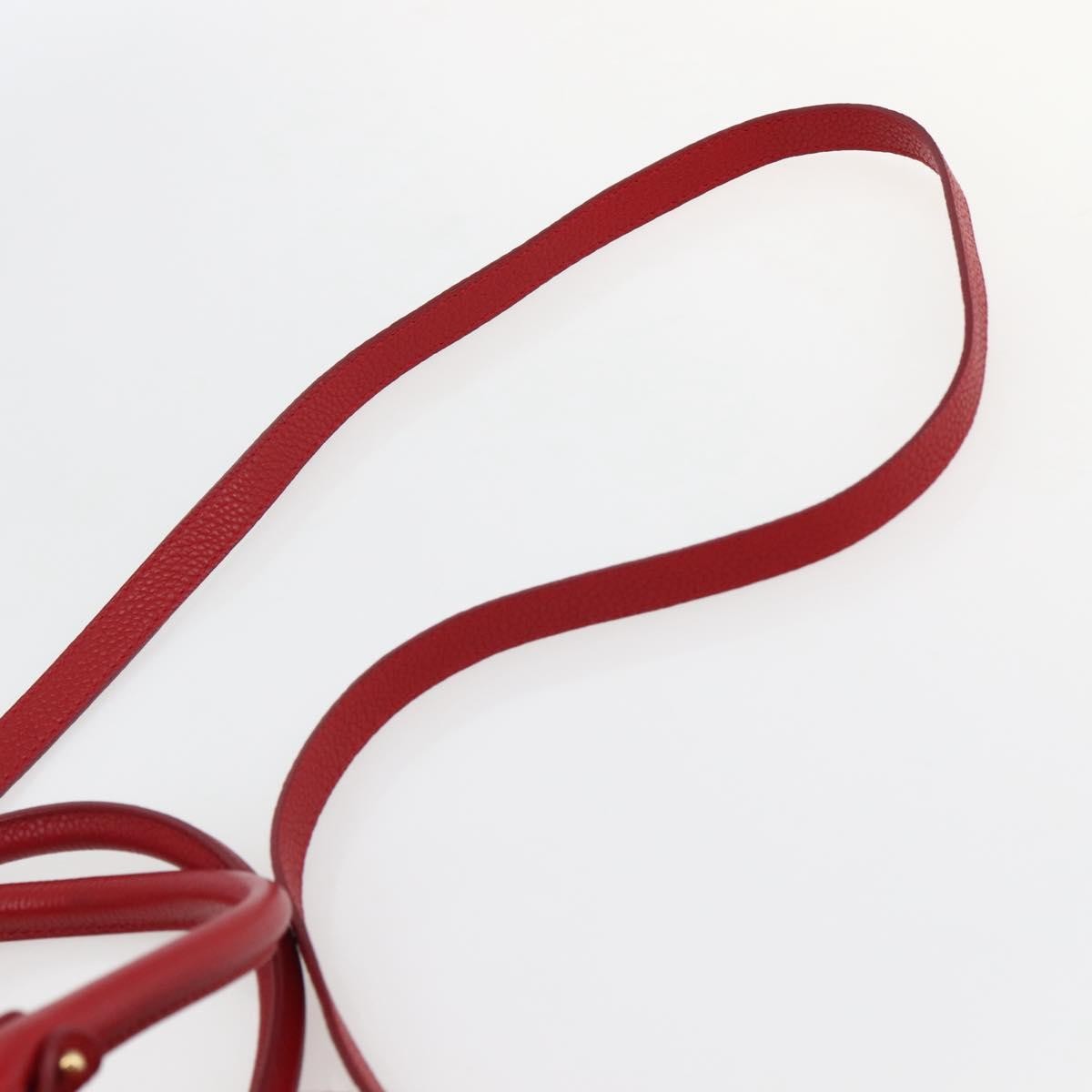 Salvatore Ferragamo Lotty Satchel Leather, RED, LEATHER, Handbag