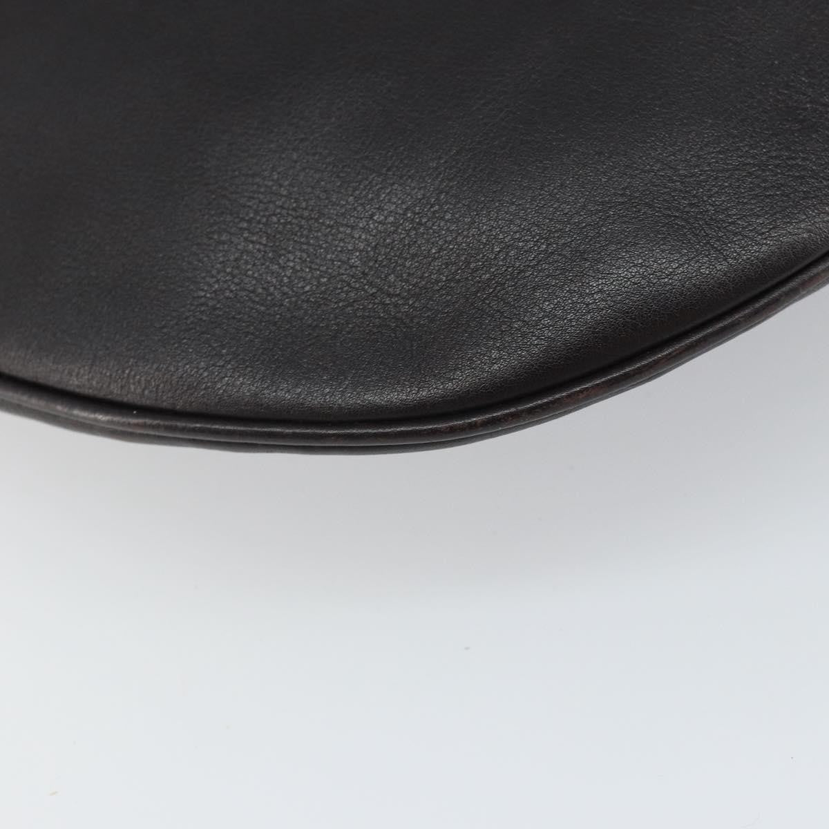Gucci Vintage Shoulder Bag Leather, BLACK, CANVAS, Shoulder bag