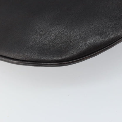 Gucci Vintage Shoulder Bag Leather, BLACK, CANVAS, Shoulder bag