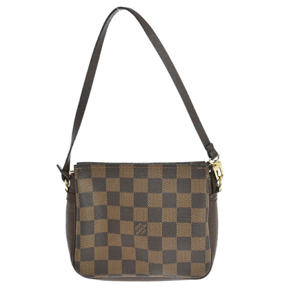 Louis Vuitton Trousse Make Up Bag Damier Canvas, BROWN, CANVAS, Clutche & pouche