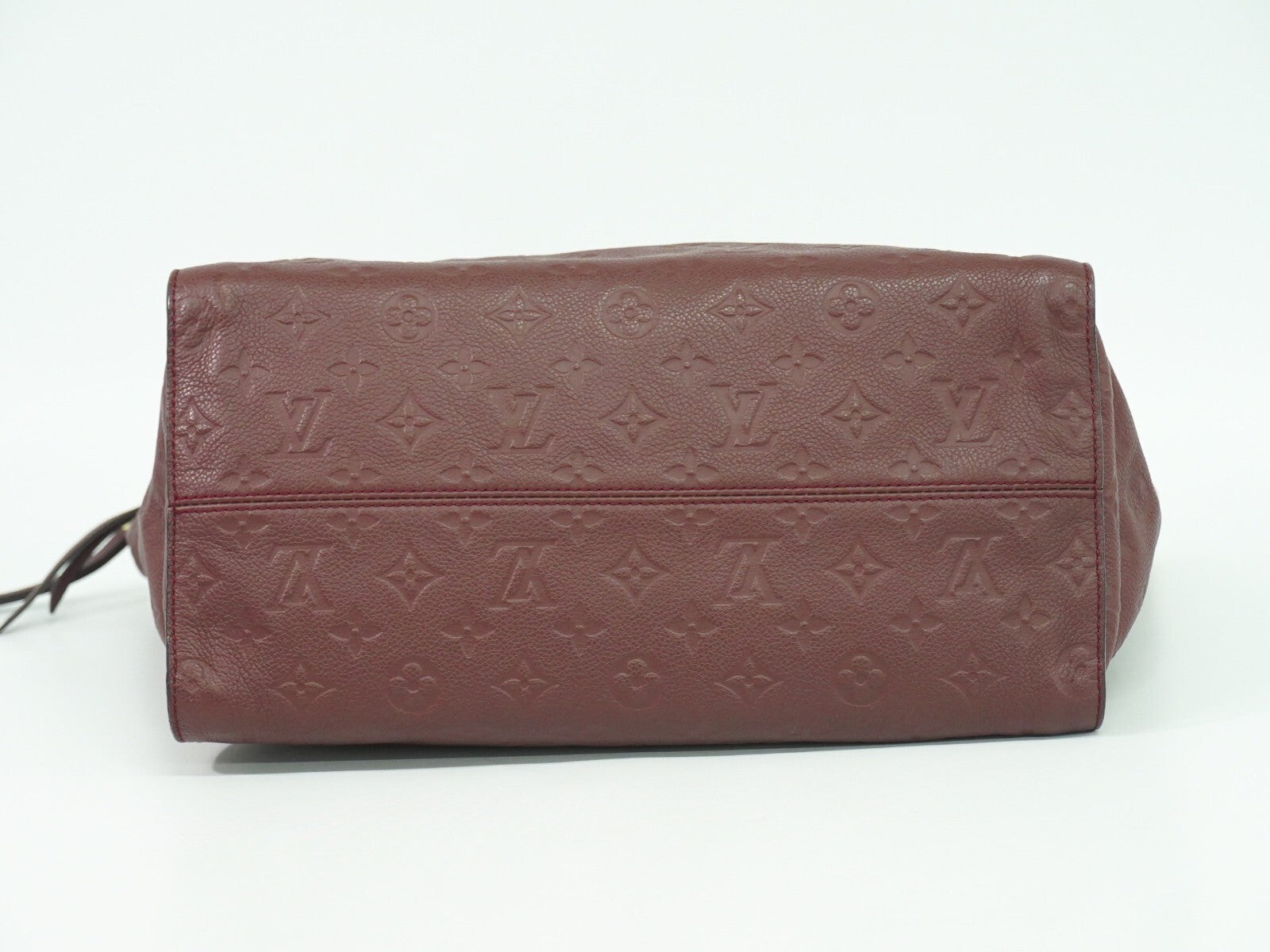 Louis Vuitton Lumineuse Handbag Monogram Empreinte Leather, BURGUNDY, LEATHER, Handbag