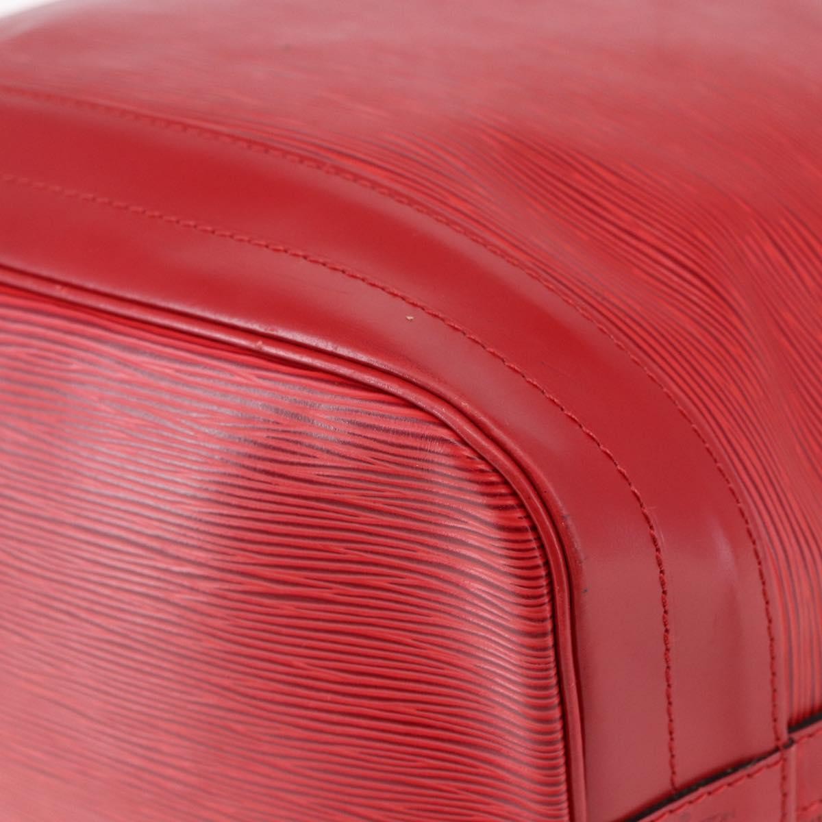 Louis Vuitton Noe Handbag Epi leather, RED, LEATHER, Handbag