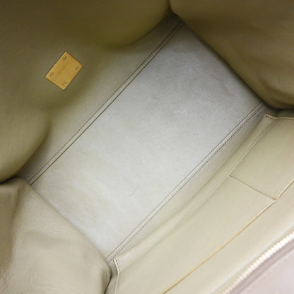 Celine Tricolor Trapeze Bag Leather, BEIGE, LEATHER, Shoulder bag