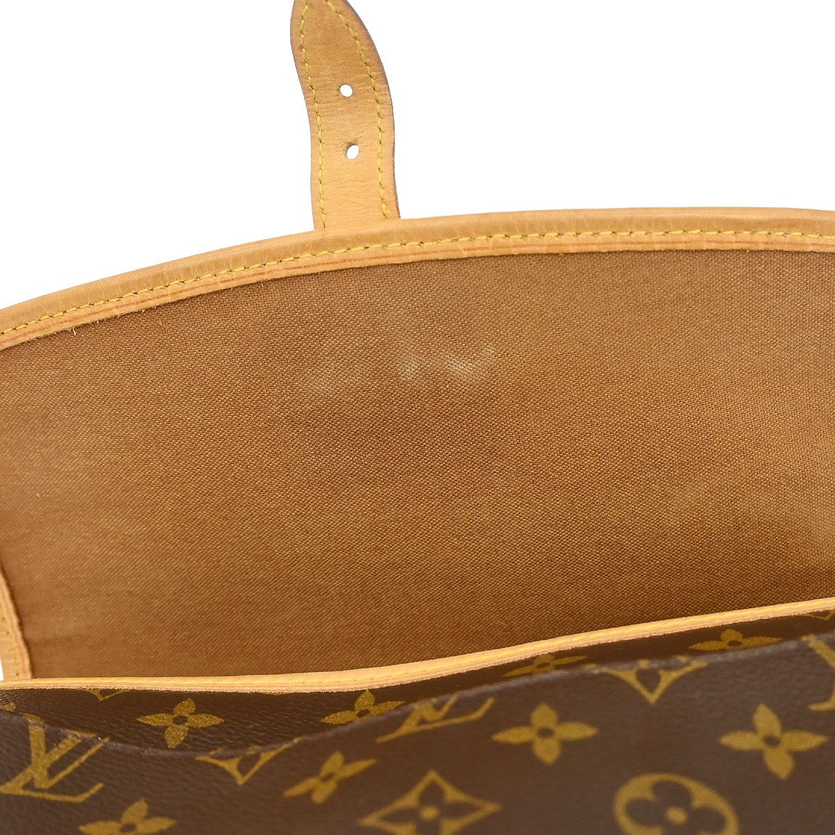 Louis Vuitton Sologne Handbag Monogram Canvas, Brown, Canvas, Shoulder Bag