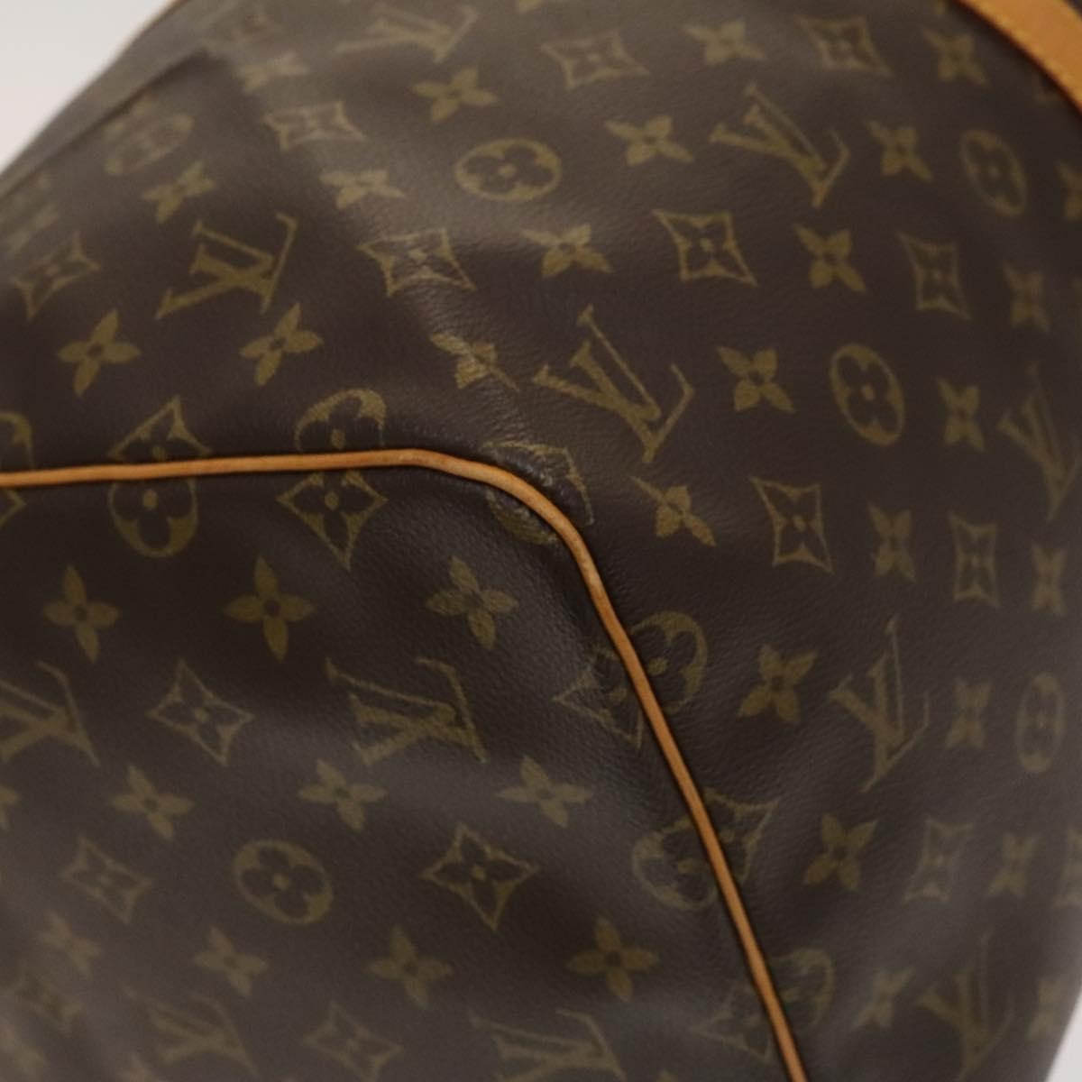 Louis Vuitton Keepall Bag Monogram Canvas, BROWN, CANVAS, Travel bag