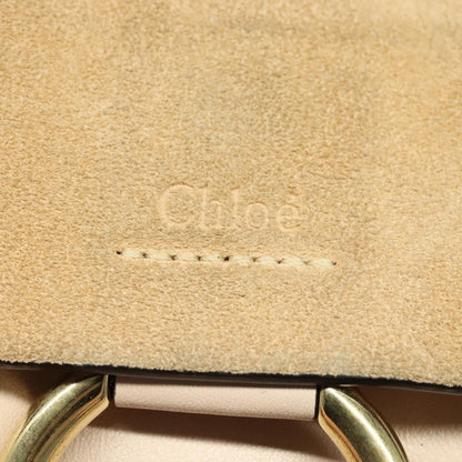 Chloe Faye Crossbody Leather and Suede, BEIGE, LEATHER, Shoulder bag