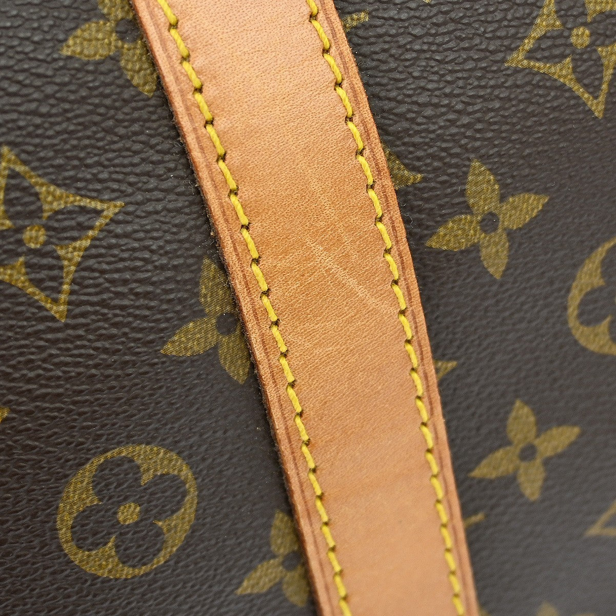 Louis Vuitton Keepall Bag Monogram Canvas, BROWN, CANVAS, Travel bag