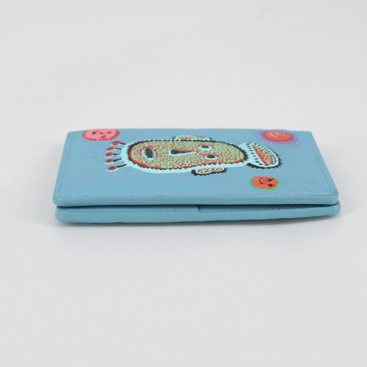 Louis Vuitton pocket organizer Leather, BLUE, LEATHER, Card Holders