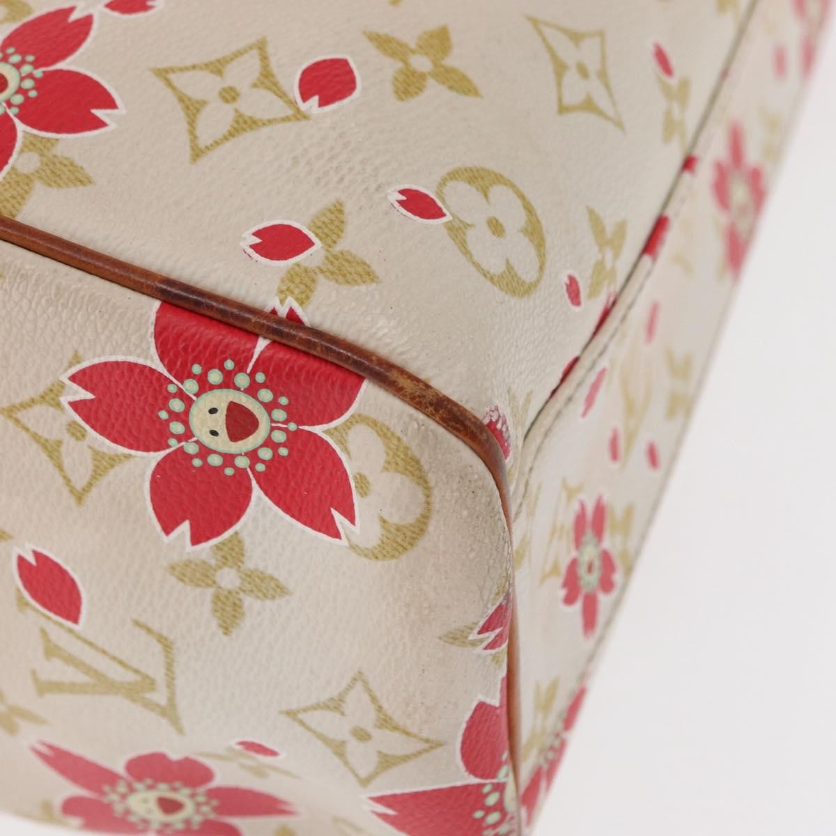 Louis Vuitton Retro Bag Limited Edition Cherry Blossom Monogram, WHITE, CANVAS, Handbag
