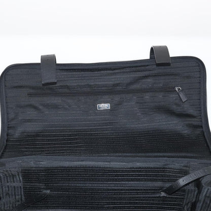 Prada Trunk Bag Nylon, BLACK, NYLON, Travel bag