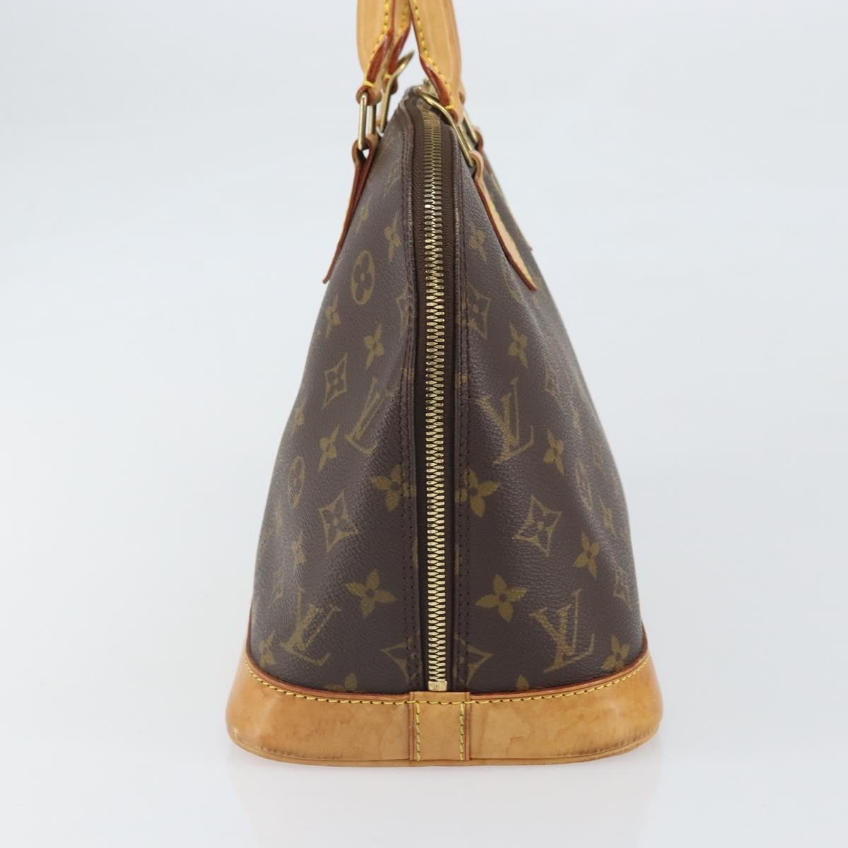 Louis Vuitton Alma Handbag Monogram Canvas, BROWN, CANVAS, Handbag