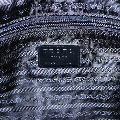 Prada Vintage Shoulder Bag Quilted Tessuto, NAVY, NYLON, Shoulder bag