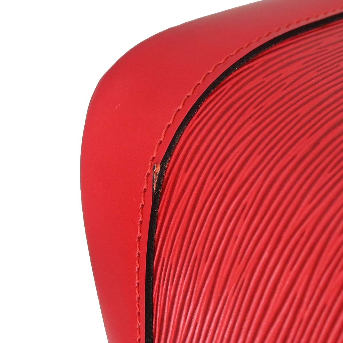 Louis Vuitton Alma Handbag Epi Leather, Red, Leather, Handbag