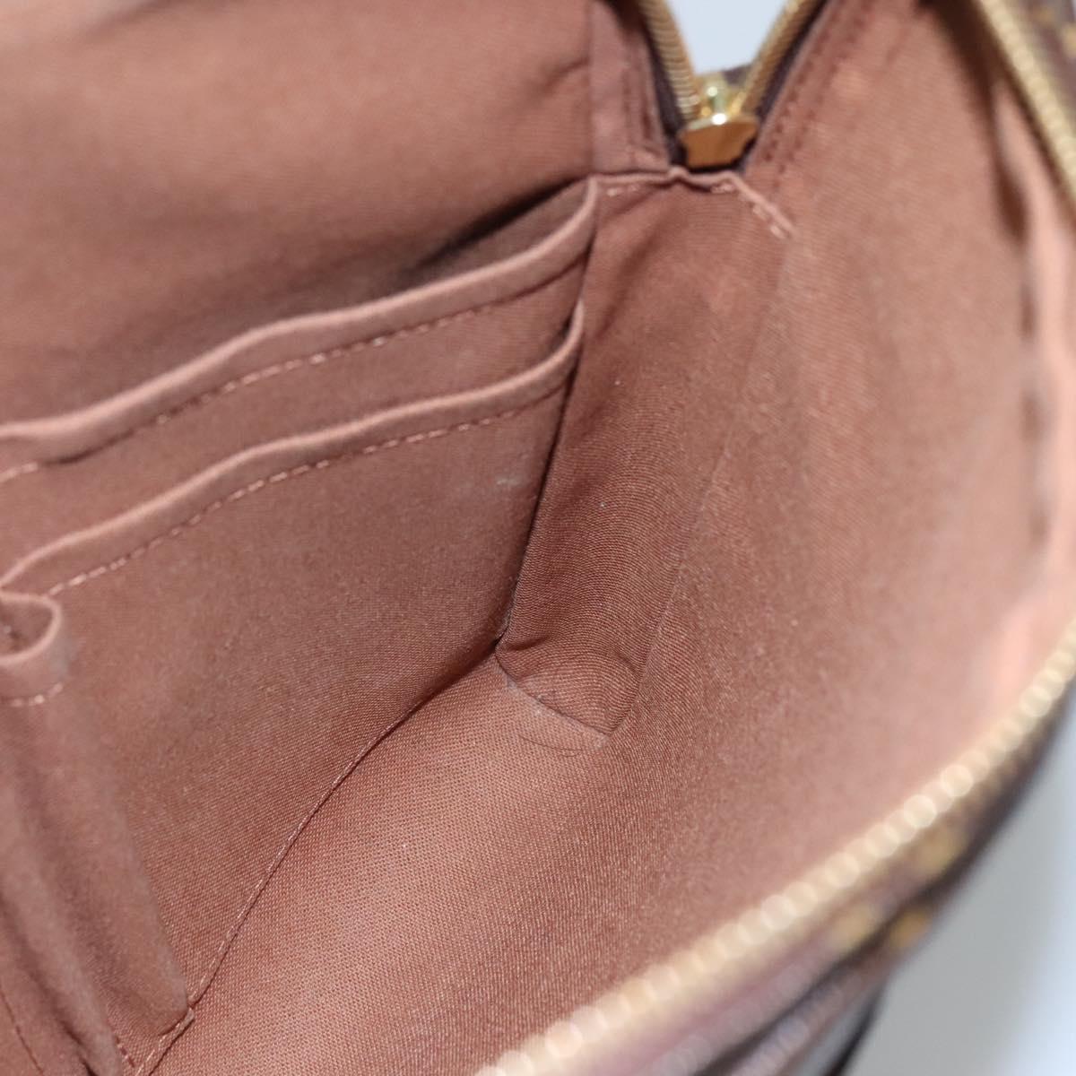 Louis Vuitton Trotteur Beaubourg Handbag Monogram Canvas, BROWN, CANVAS, Handbag