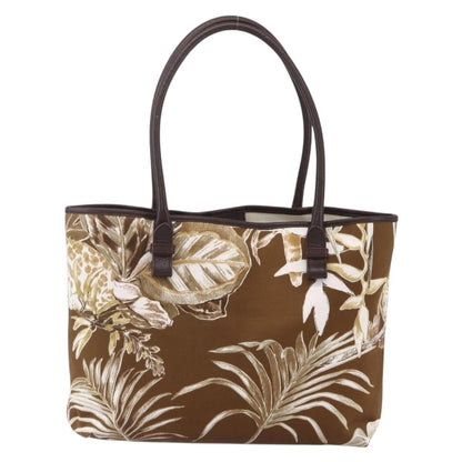 Salvatore Ferragamo Vintage Tote bag Canvas, BROWN, CANVAS, Tote bag