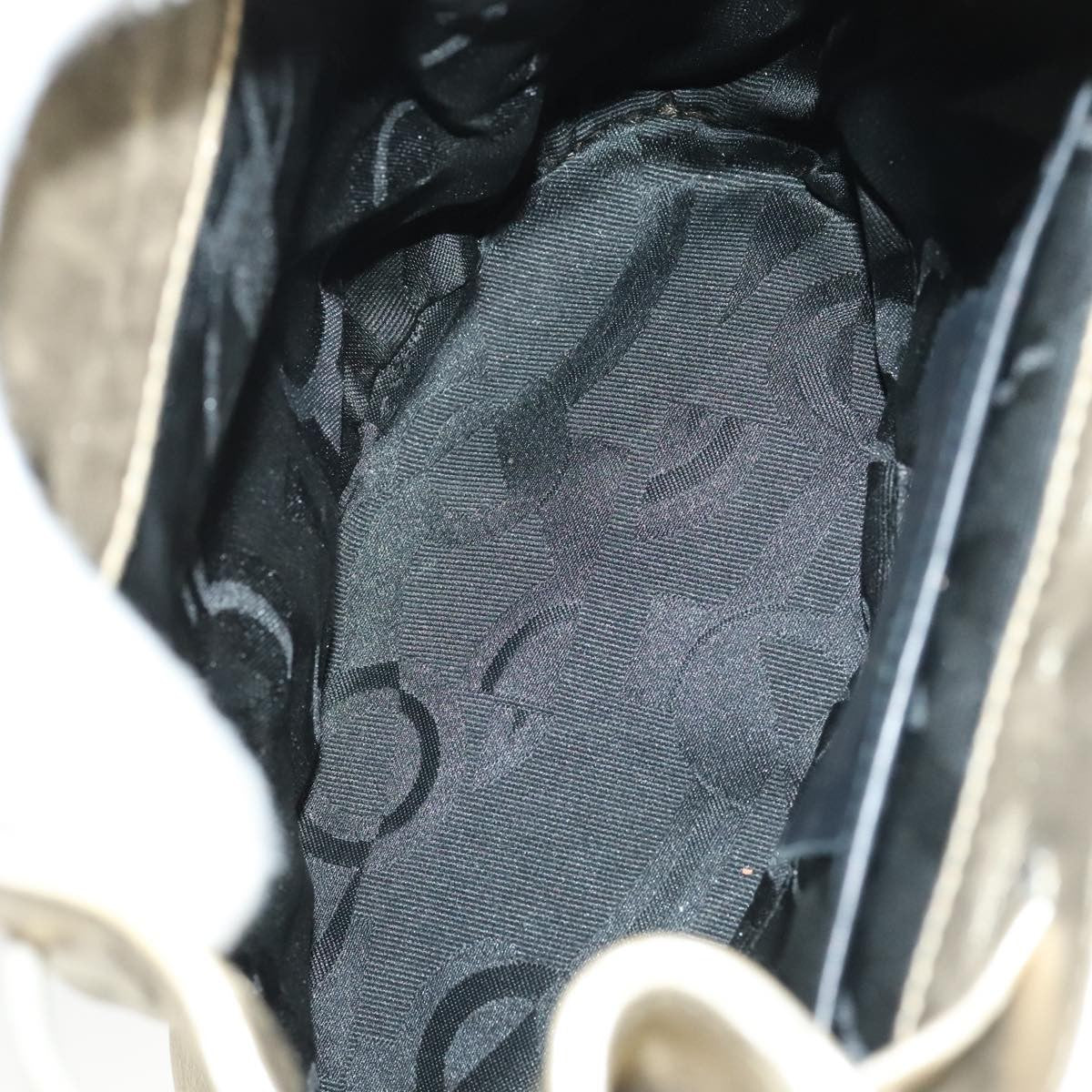 Salvatore Ferragamo Gancini Backpack Leather, GOLD, LEATHER, Backpack