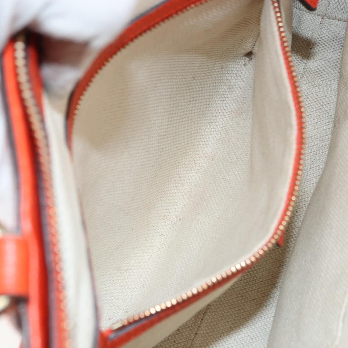 Gucci Soho Working Tote Leather, ORANGE, LEATHER, Handbag