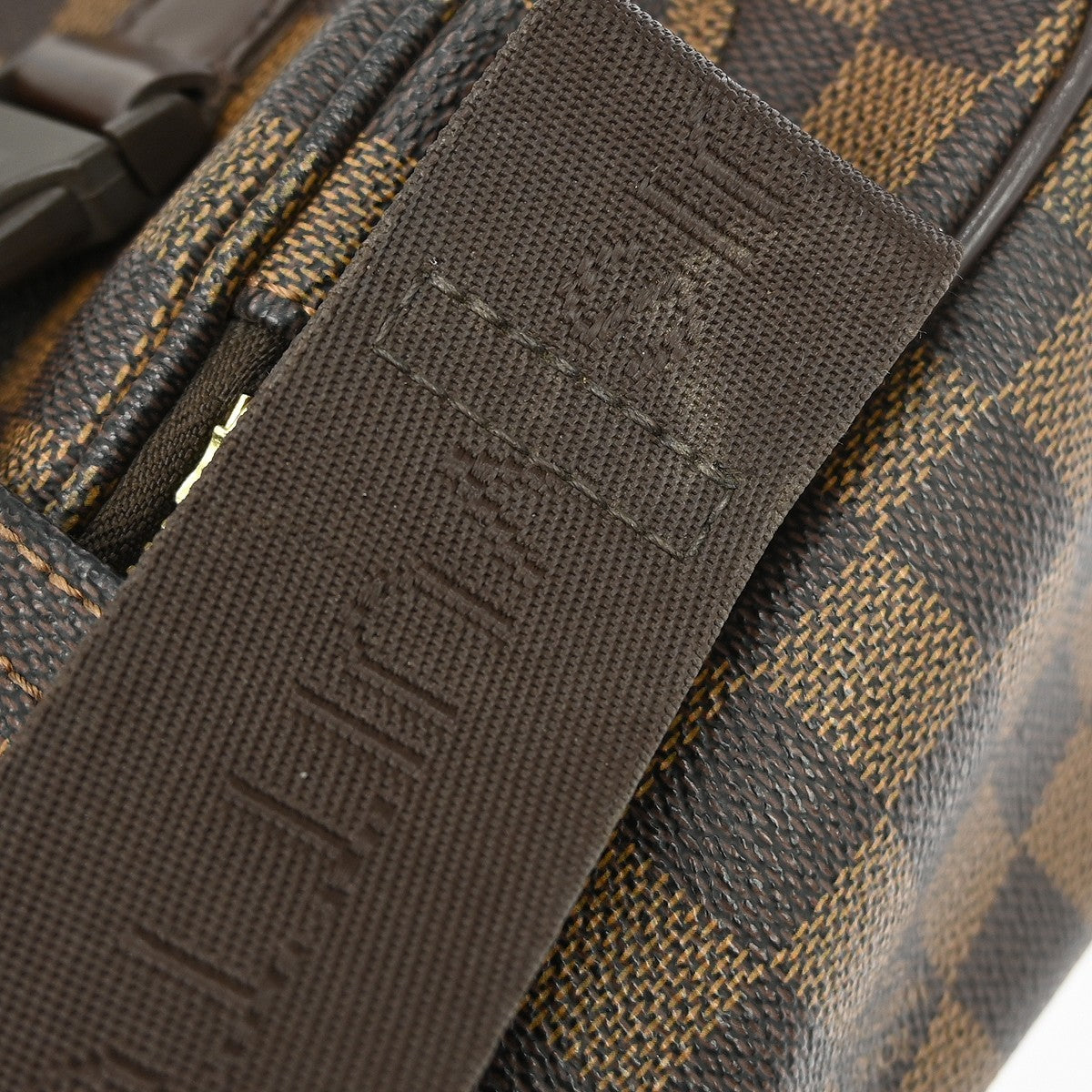 Louis Vuitton Melville Messenger Bag Damier, BROWN, CANVAS, Shoulder bag