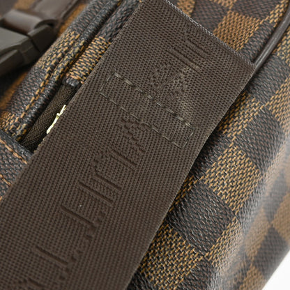 Louis Vuitton Melville Messenger Bag Damier, BROWN, CANVAS, Shoulder bag