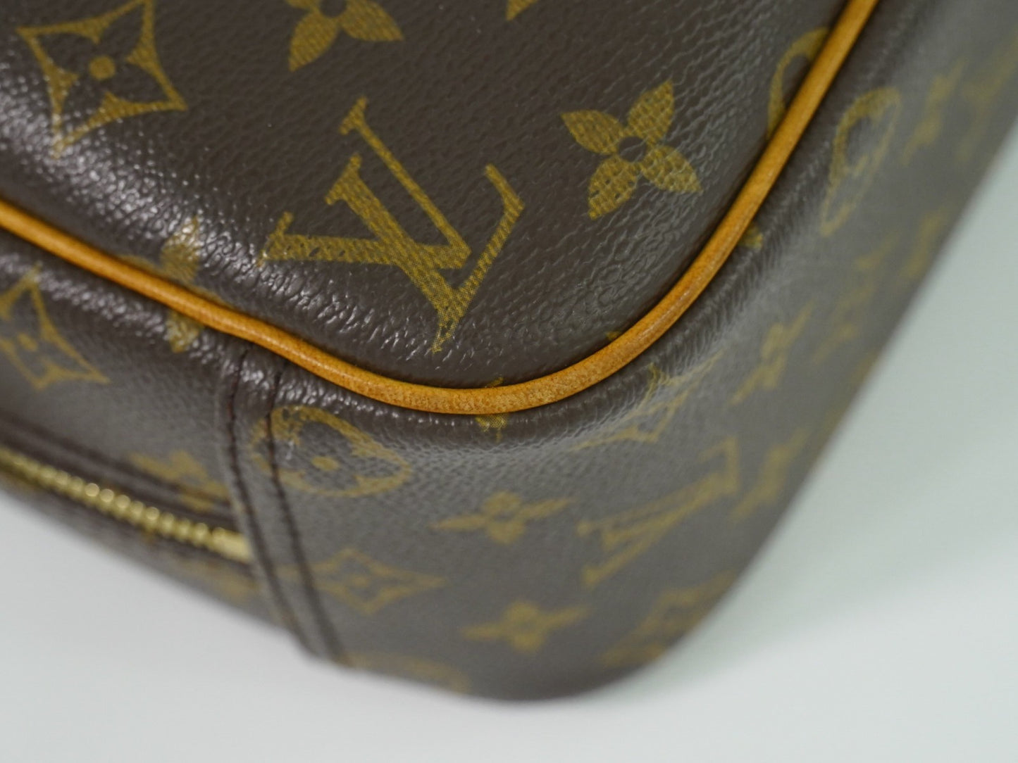 Louis Vuitton Trouville Handbag Monogram Canvas, BROWN, CANVAS, Handbag