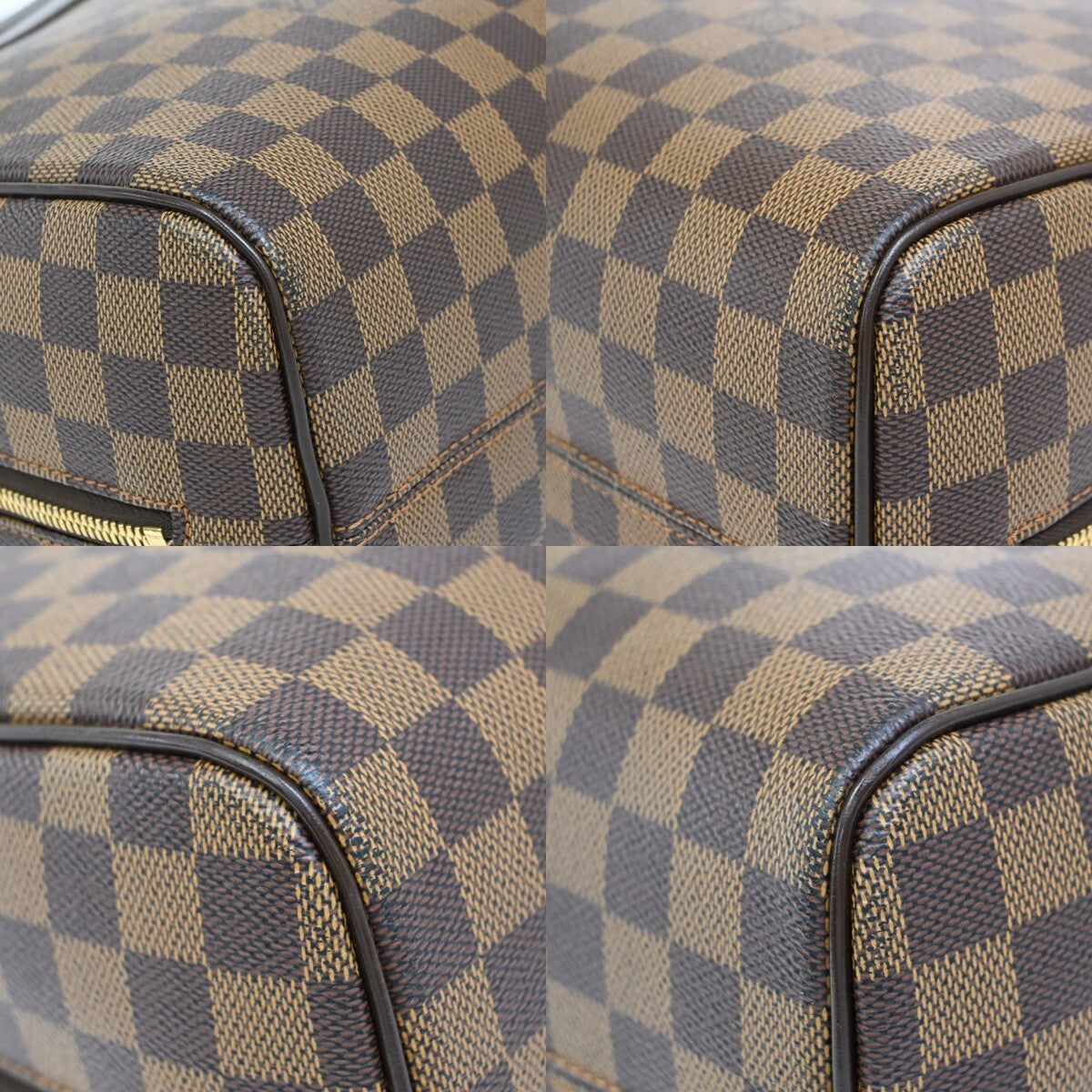 Louis Vuitton Nolita Satchel Damier, BROWN, CANVAS, Handbag