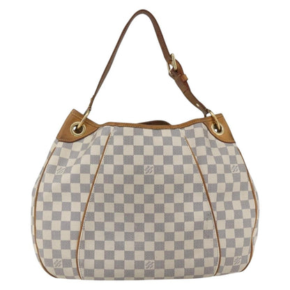 Louis Vuitton Galliera Handbag Damier, BEIGE, CANVAS, Shoulder bag