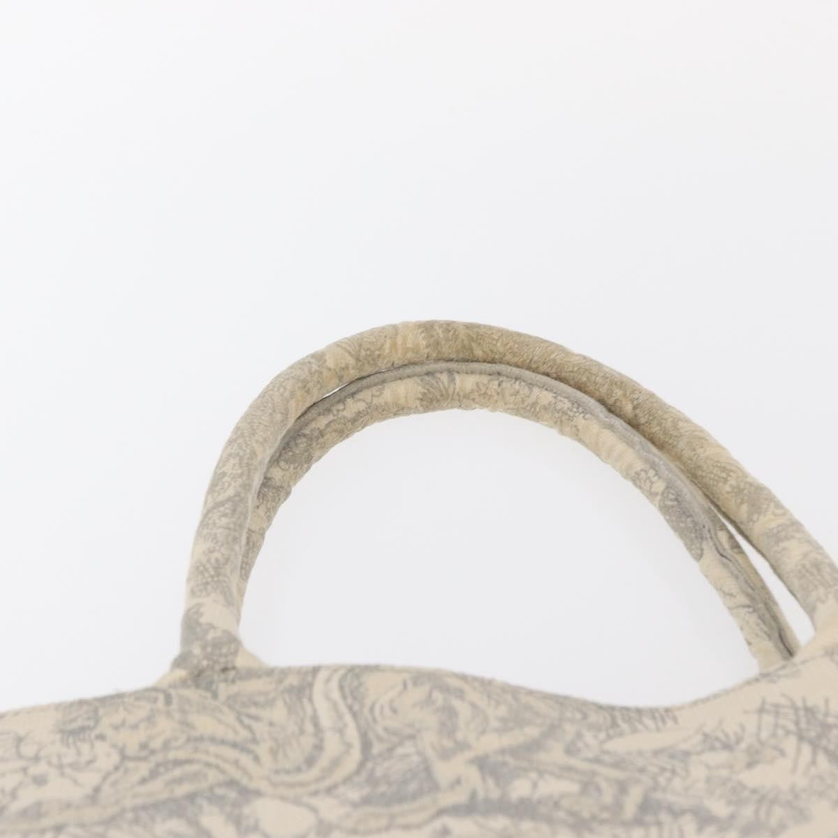 Christian Dior Book Tote Embroidered Canvas, GRAY, CANVAS, Tote bag