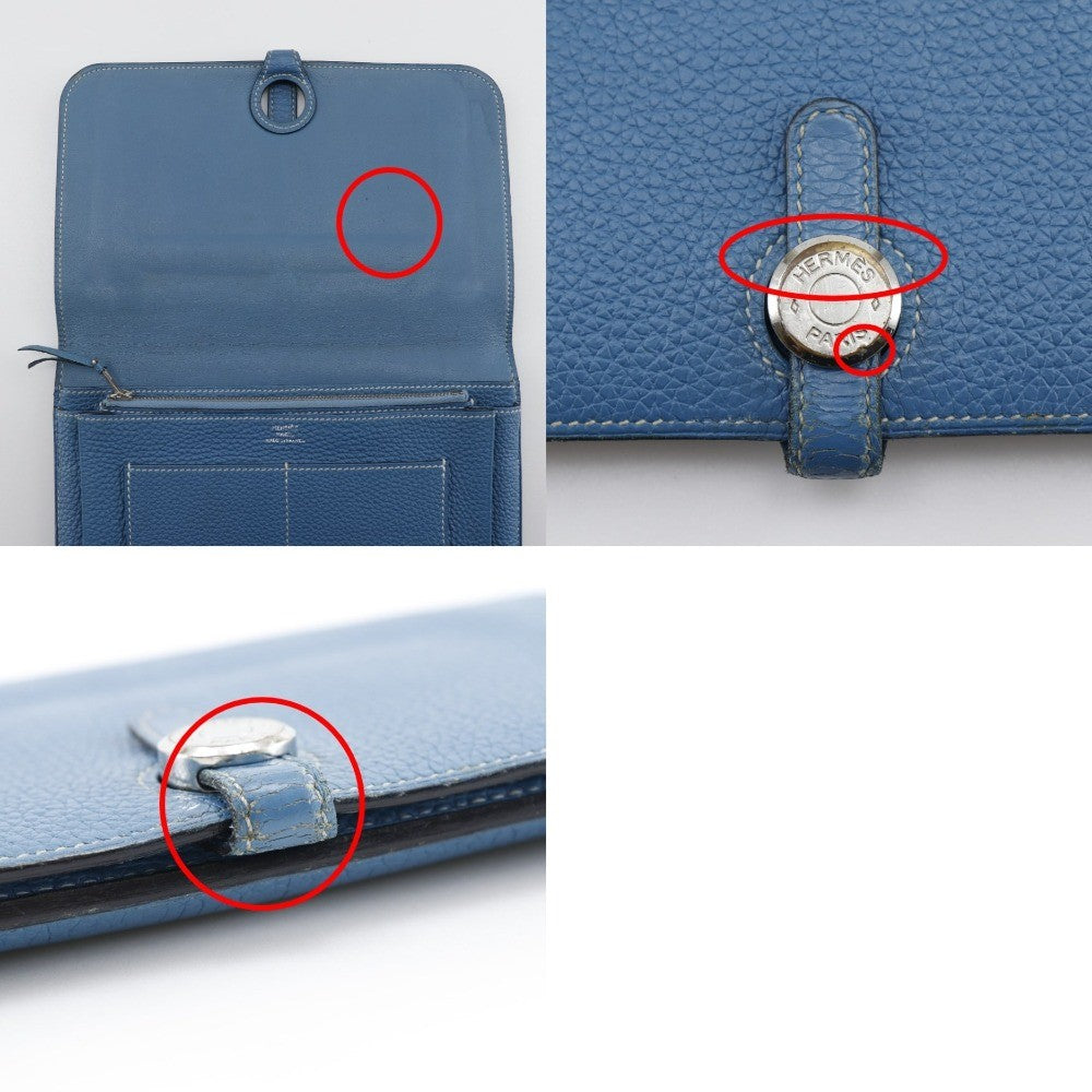 Hermes Dogon Duo Combined Wallet Leather, OTHER, LEATHER, Wallets