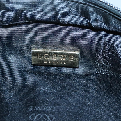 Loewe Anagram Clutch Bag Leather, BLACK, LEATHER, Clutche & pouche