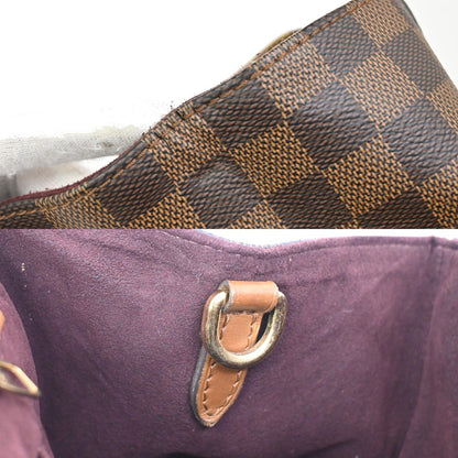 Louis Vuitton Greenwich Bag Damier, BROWN, CANVAS, Handbag