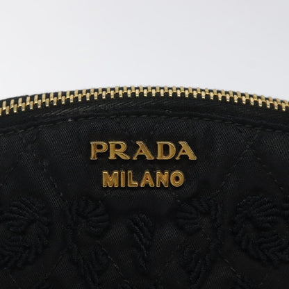 Prada Vintage Pouch Tessuto, Gold, Nylon, Clutch