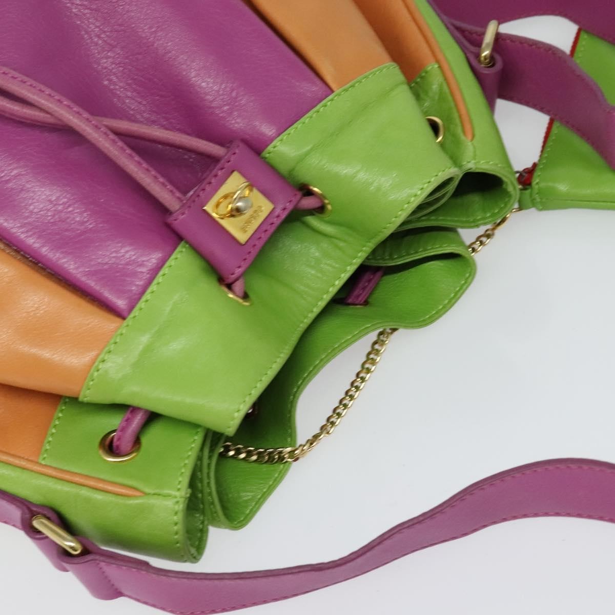 Celine Shoulder Bag Leather, MULTICOLOUR, LEATHER, Shoulder bag