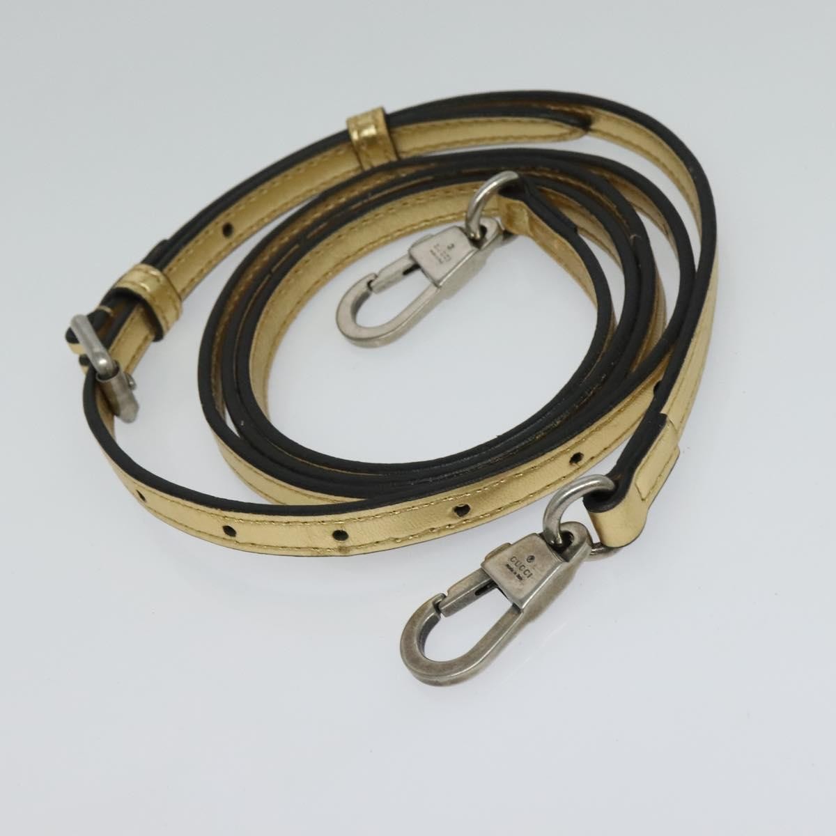 Gucci Dome Crossbody Bag Limited Edition Printed Leather, GOLD, LEATHER, Shoulder bag