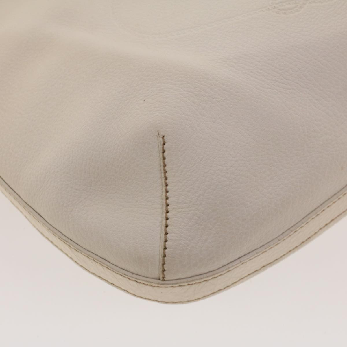 Prada Vintage Shoulder Bag Leather, White, Leather, Shoulder Bag