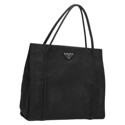 Prada cabas tessuto nylon, Black, Nylon, Handbag