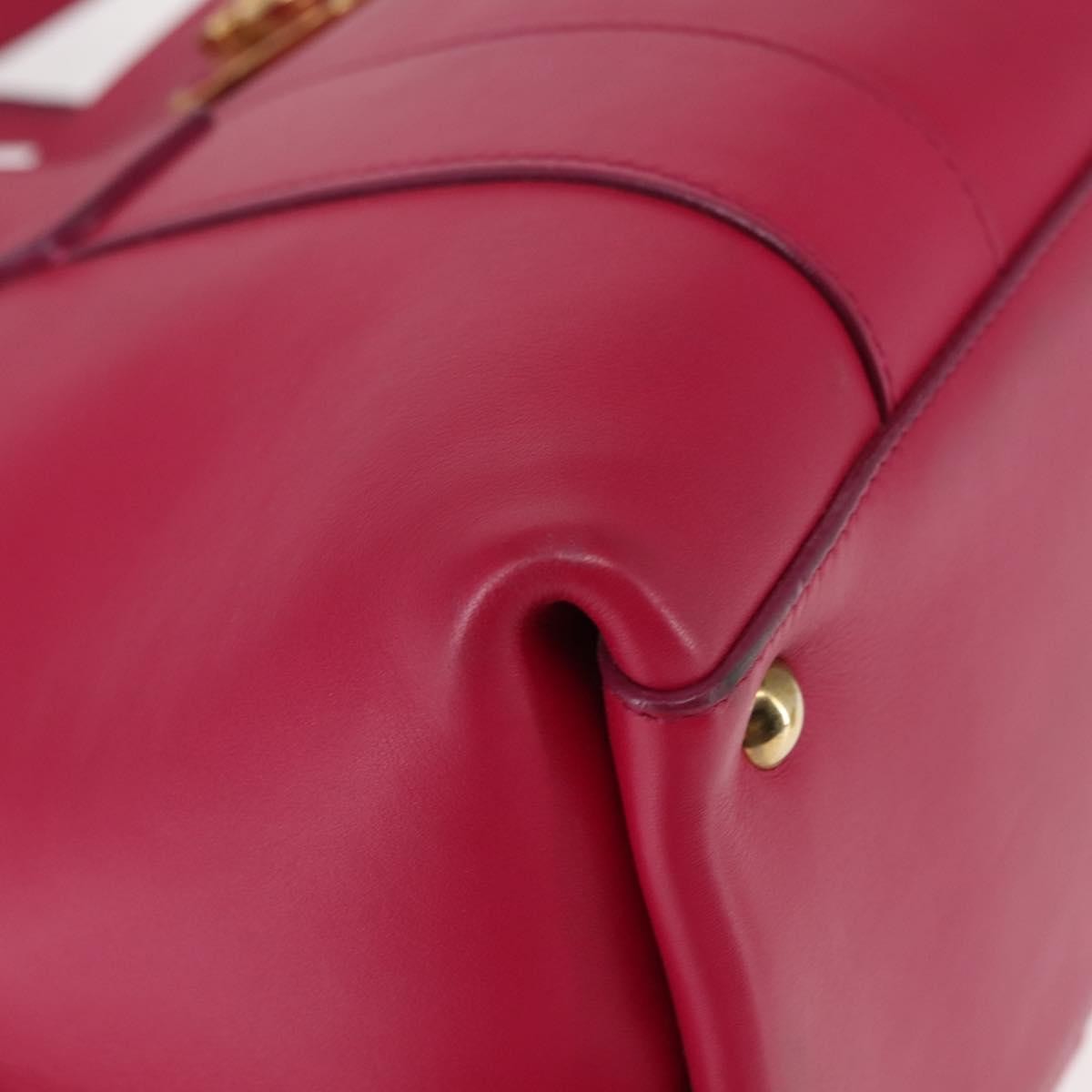 Salvatore Ferragamo Sookie Satchel Leather, PINK, LEATHER, Handbag